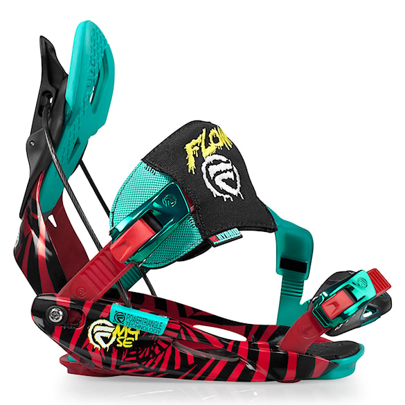 Vázání na lyže Flow M9-Se red/turquoise 2013 - 1