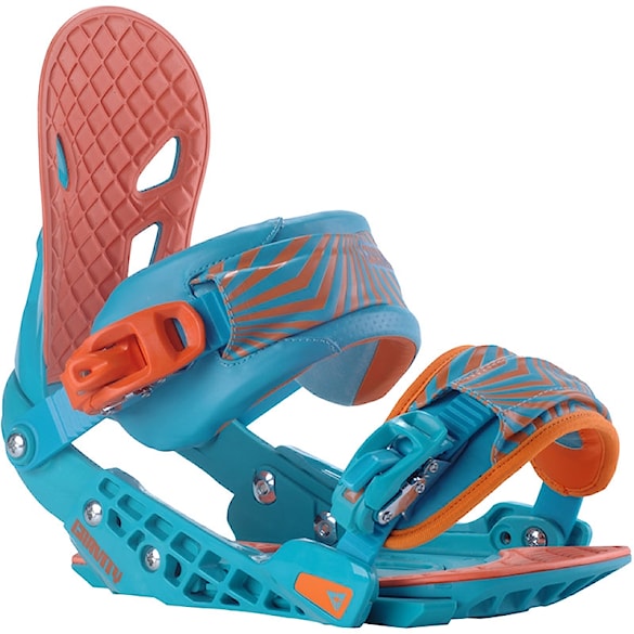 Vázání na lyže Gravity G2 turquoise/orange 2012 - 1