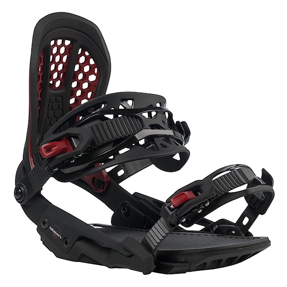 Vázání na snowboard Gravity G3 black/red 2020 - 1
