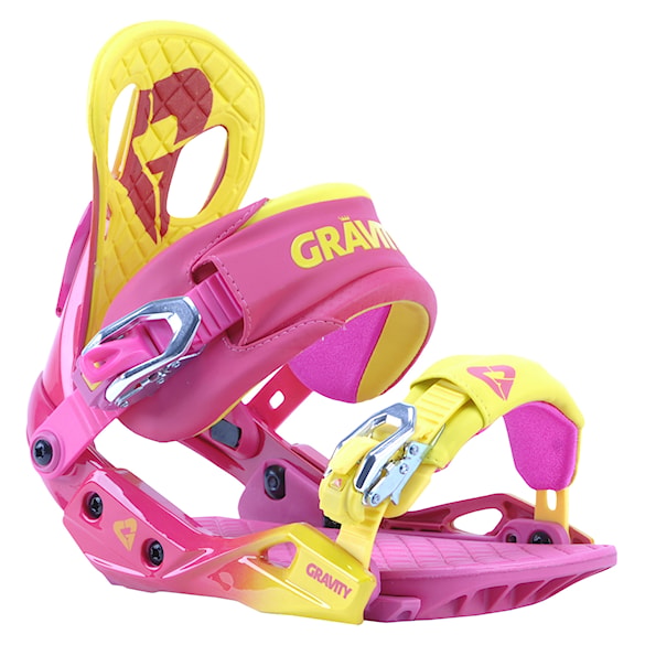 Vázání na lyže Gravity G3 Lady pink/yellow 2012 - 1