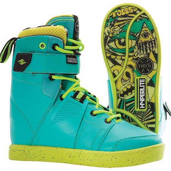 Boty na snowboard Hyperlite Process teal 2015 - 1