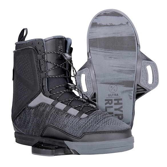 Wiązanie wakeboardowe Hyperlite Ultra grey 2021 - 1