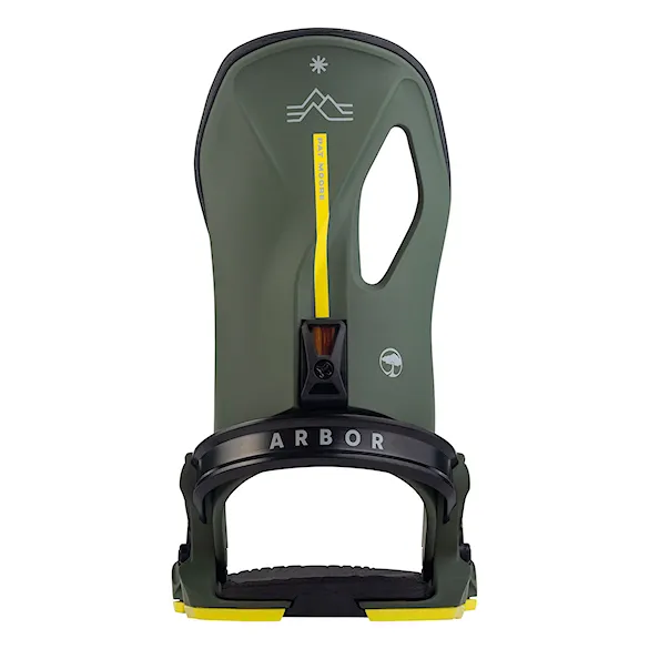 Vázání na snowboard Arbor Cypress green/black/pat 2025 - 2
