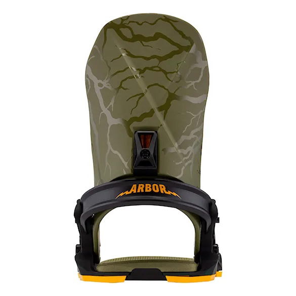 Vázání na snowboard Arbor Hemlock military/black 2026 - 4