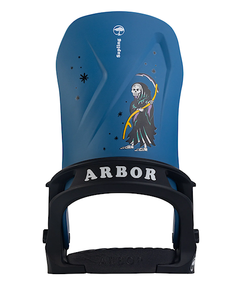 Wiązanie snowboardowe Arbor Sapling black/blue 2025 - 2