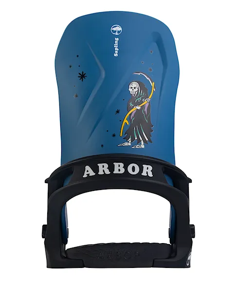 Wiązanie snowboardowe Arbor Sapling black/blue 2025 - 2