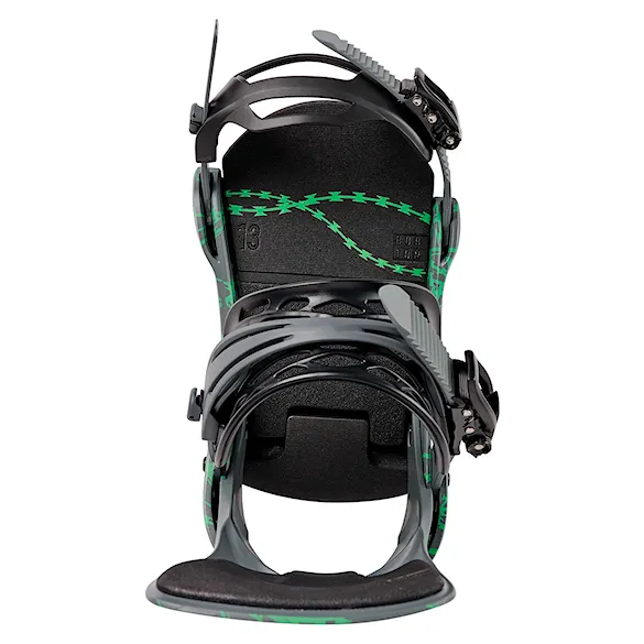 Vázání na snowboard Burton Cartel gray/green voltage 2027 - 4