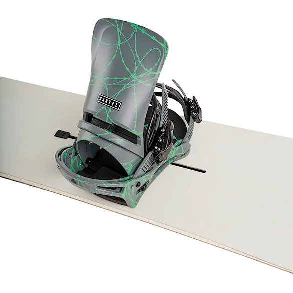 Vázání na snowboard Burton Cartel gray/green voltage 2027 - 6
