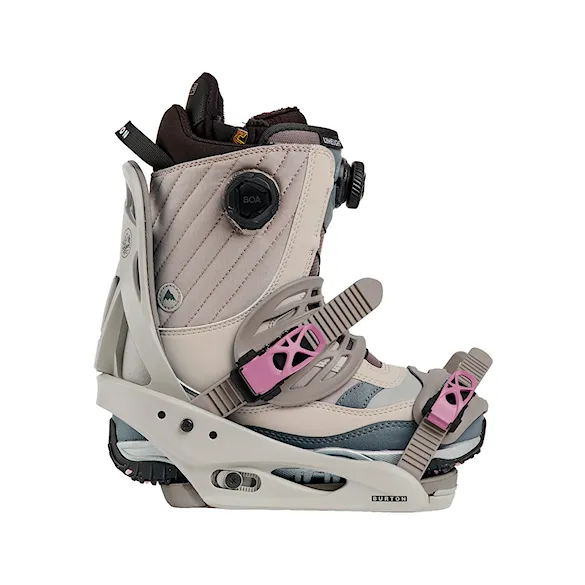 Vázání na snowboard Burton Citizen chinchilla gray 2027 - 5