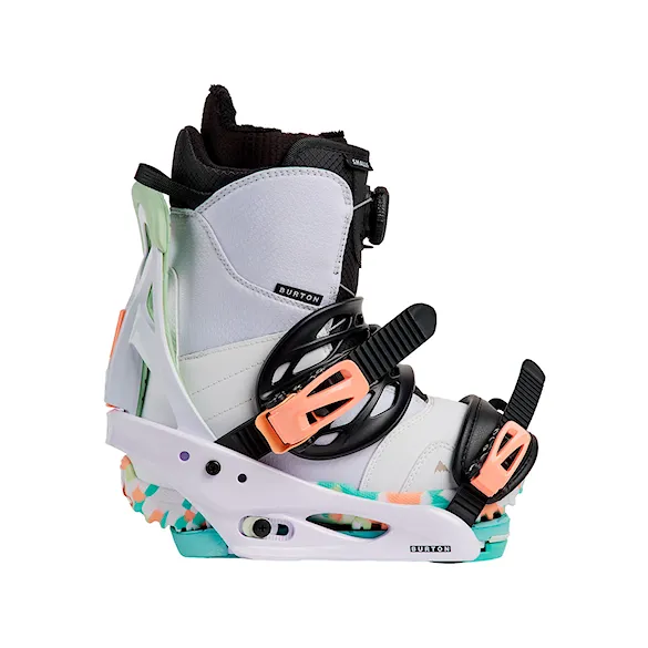 Vázání na snowboard Burton Kids Smalls white/multi 2027 - 5