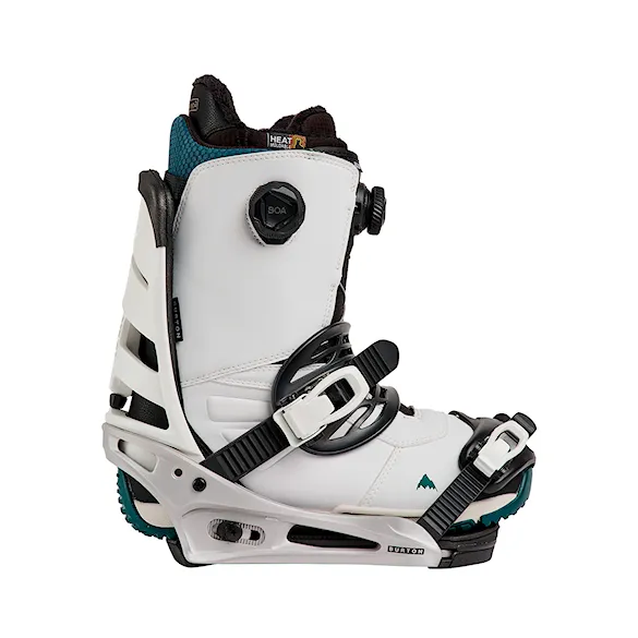 Vázání na snowboard Burton Mission white/silver 2027 - 5