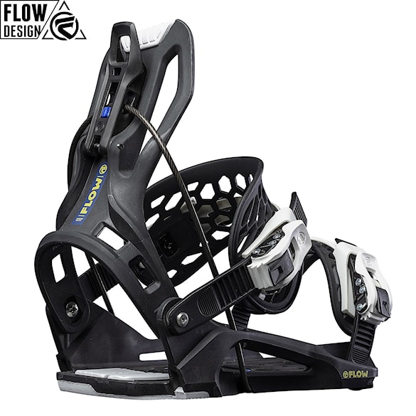 Vázání na snowboard Flow Micron Youth black 2024 - 1