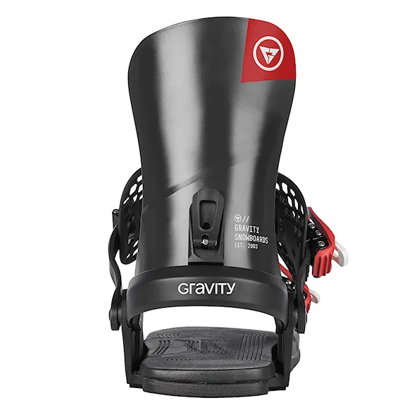 Snowboard Binding Gravity Drift black/red 2026 - 3