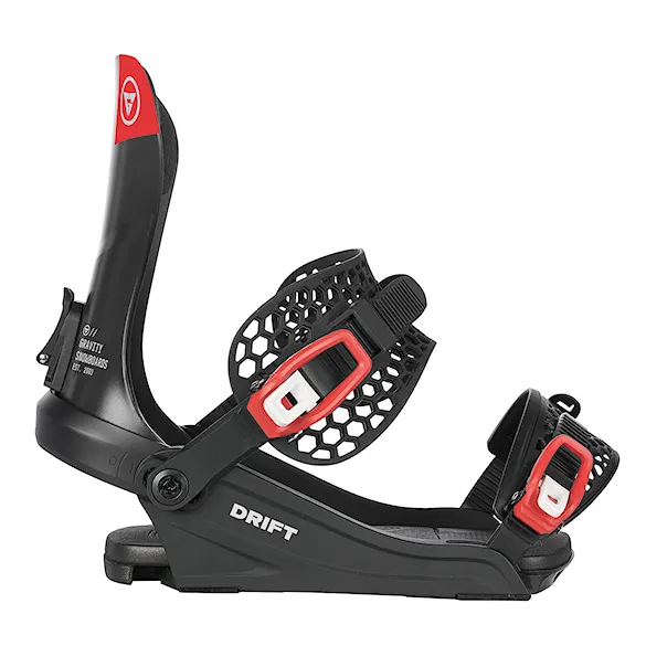 Snowboard Binding Gravity Drift black/red 2026 - 4