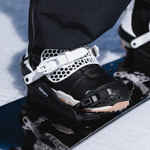 Vázání na snowboard Gravity Drift black/white 2027 - 9