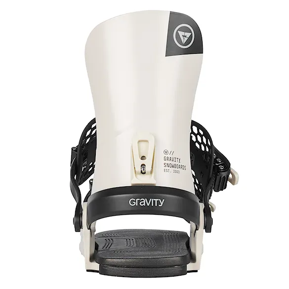 Vázání na snowboard Gravity Drift bone/black 2026 - 3