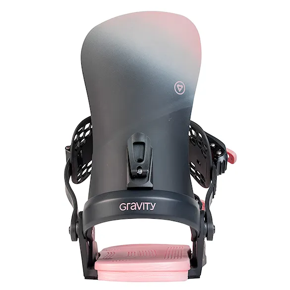 Vázání na snowboard Gravity Fenix black/peach 2027 - 3