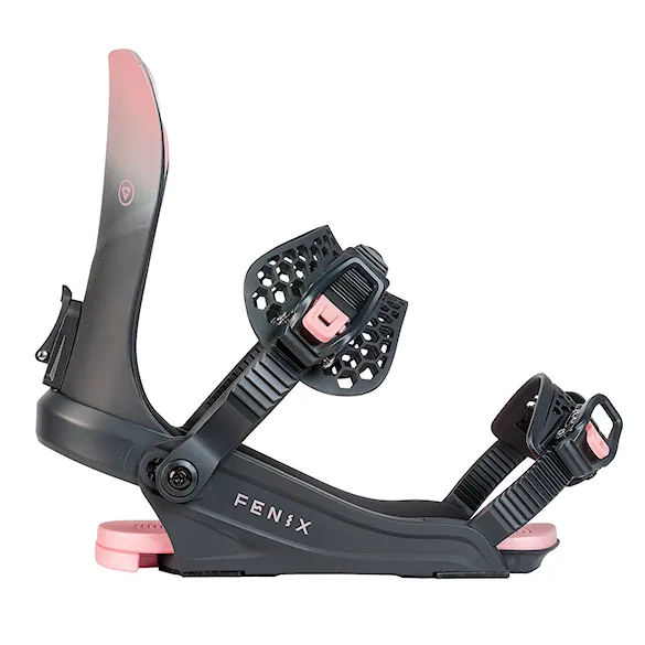 Vázání na snowboard Gravity Fenix black/peach 2027 - 4