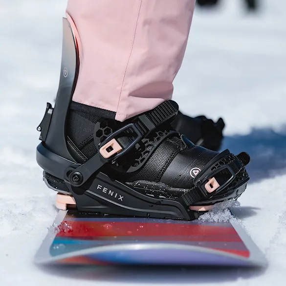 Vázání na snowboard Gravity Fenix black/peach 2027 - 6