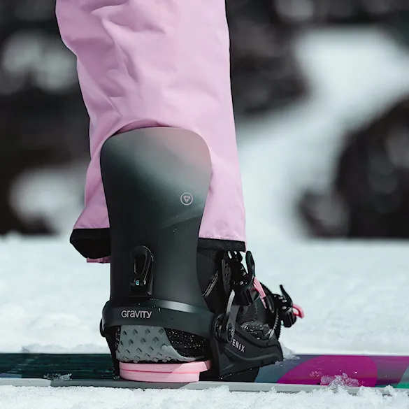 Vázání na snowboard Gravity Fenix black/peach 2027 - 7