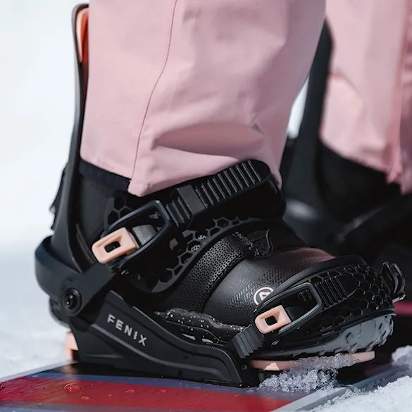 Vázání na snowboard Gravity Fenix black/peach 2027 - 8