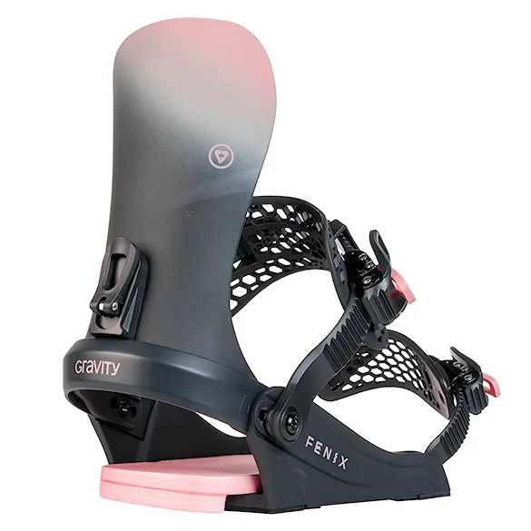 Vázání na snowboard Gravity Fenix black/peach 2027 - 1