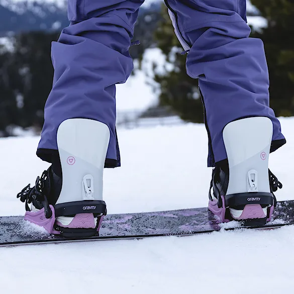 Wiązanie snowboardowe Gravity Fenix grey/rose 2025 - 9