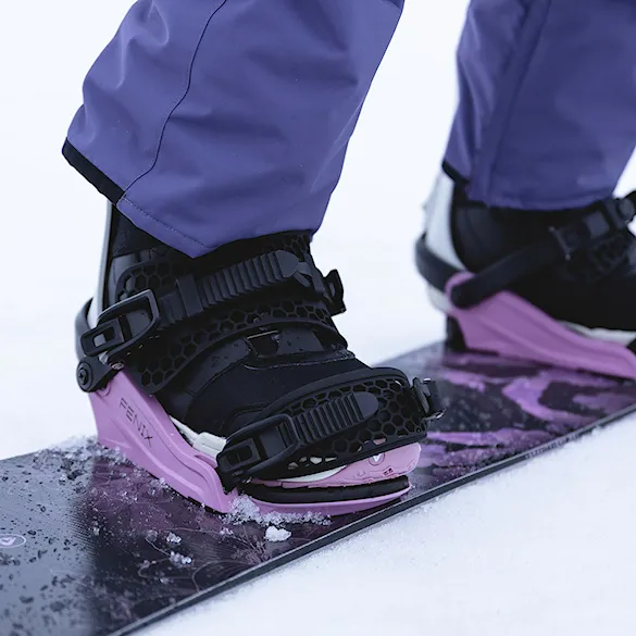 Wiązanie snowboardowe Gravity Fenix grey/rose 2025 - 6