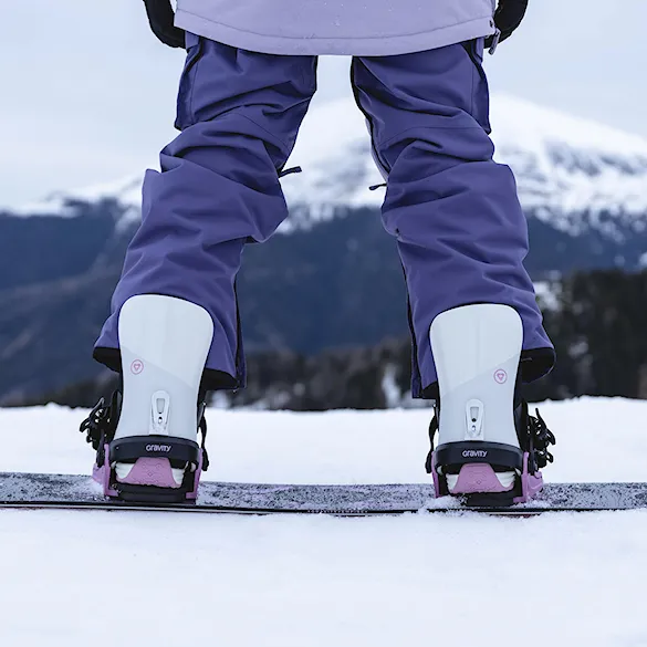 Wiązanie snowboardowe Gravity Fenix grey/rose 2025 - 8