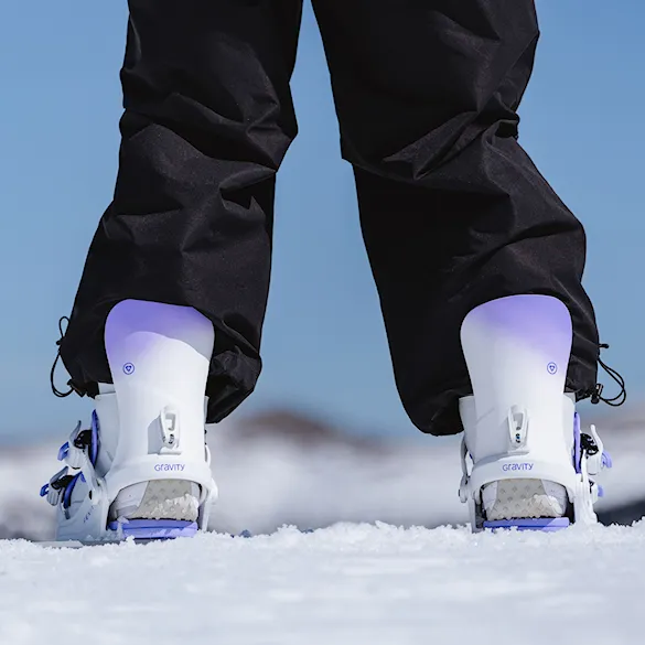 Vázání na snowboard Gravity Fenix white/violet 2027 - 9