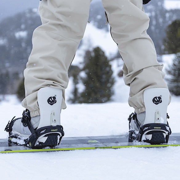Snowboard Binding Gravity Indy black/white 2025 - 9