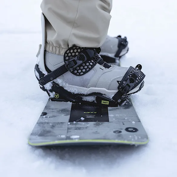 Wiązanie snowboardowe Gravity Indy black/white 2025 - 6