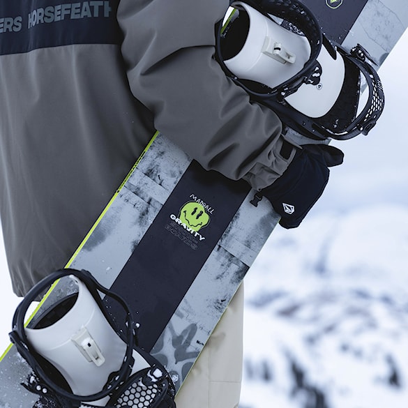 Snowboard Binding Gravity Indy black/white 2025 - 8