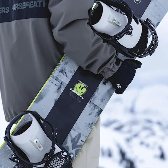 Wiązanie snowboardowe Gravity Indy black/white 2025 - 8