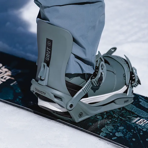 Vázání na snowboard Gravity Indy dusty green 2027 - 10