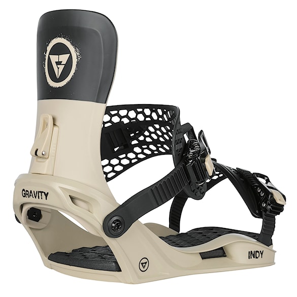 Wiązanie snowboardowe Gravity Indy stone/black 2026 - 1