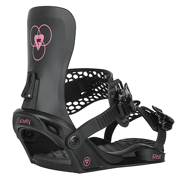 Viazanie na snowboard Gravity Rise black 2026 - 1