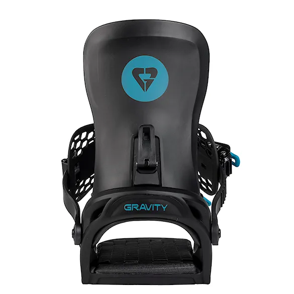 Vázání na snowboard Gravity Rise black/teal 2027 - 3