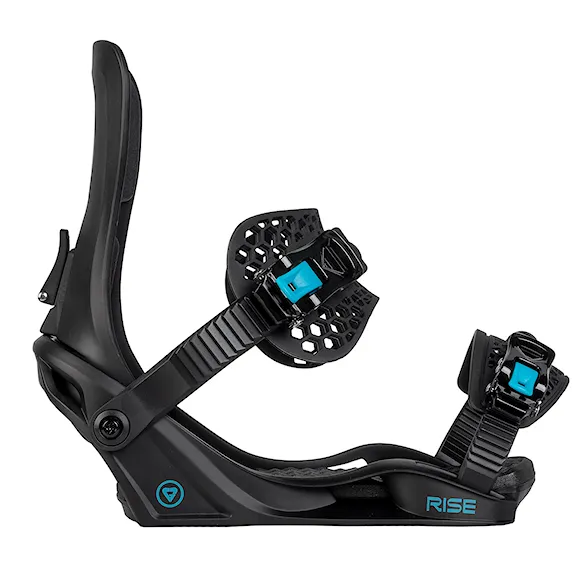 Vázání na snowboard Gravity Rise black/teal 2027 - 4