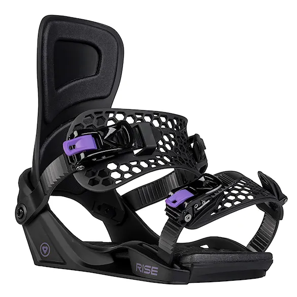 Vázání na snowboard Gravity Rise black/violet 2027 - 2