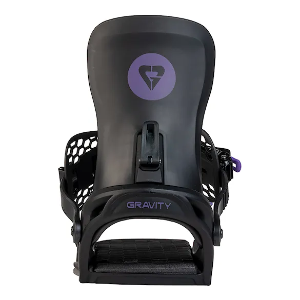 Vázání na snowboard Gravity Rise black/violet 2027 - 3