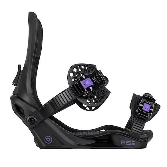 Vázání na snowboard Gravity Rise black/violet 2027 - 4
