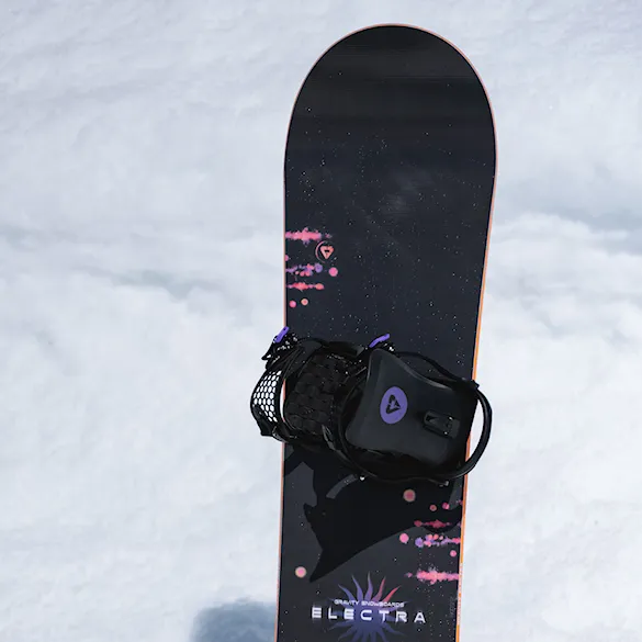 Vázání na snowboard Gravity Rise black/violet 2027 - 8