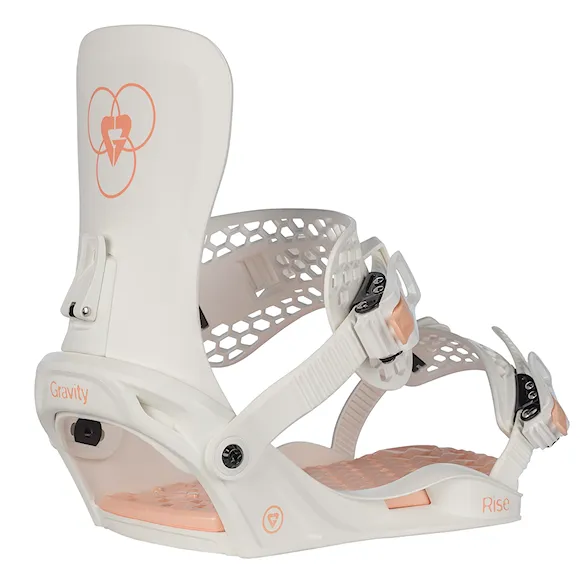 Viazanie na snowboard Gravity Rise white 2026 - 1