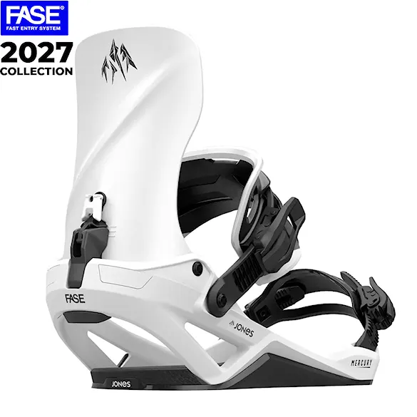 Wiązanie snowboardowe Jones Mercury FASE cloud white 2027 - 1