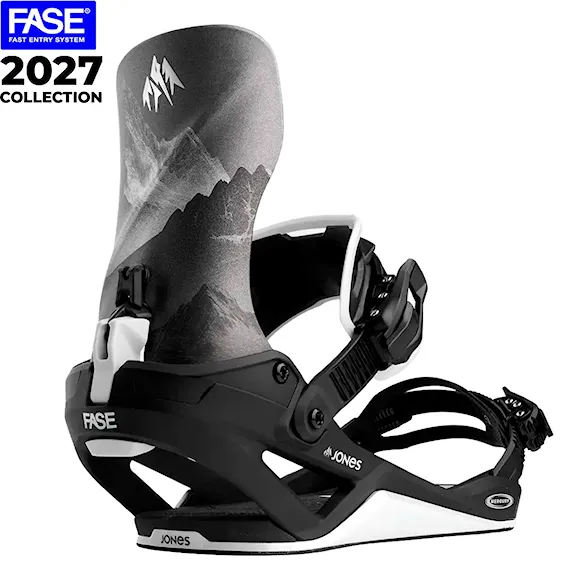 Wiązanie snowboardowe Jones Mercury FASE mtn black/silver 2027 - 1