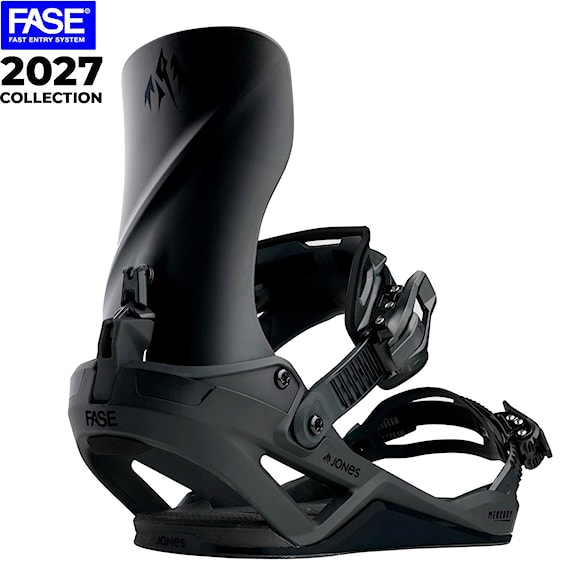 Viazanie na snowboard Jones Mercury FASE stealth black 2027 - 1