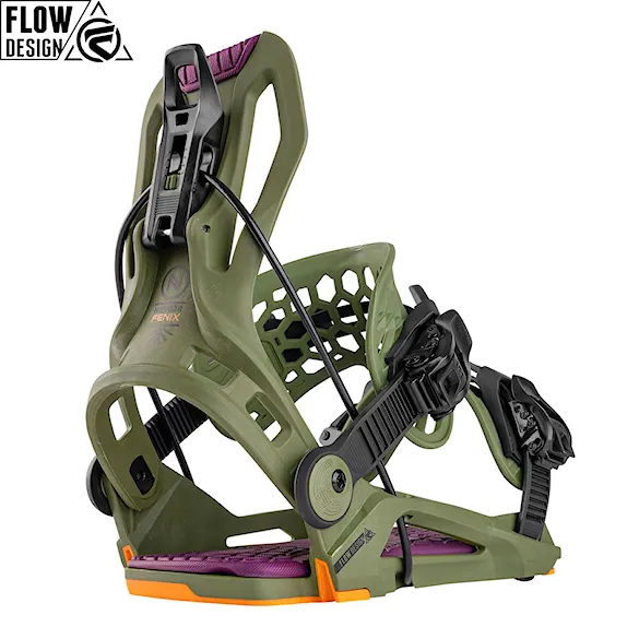 Viazanie na snowboard Nidecker Flow Fenix green 2025 - 1