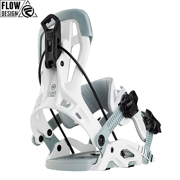 Vázání na snowboard Nidecker Flow Fuse white 2027 - 1