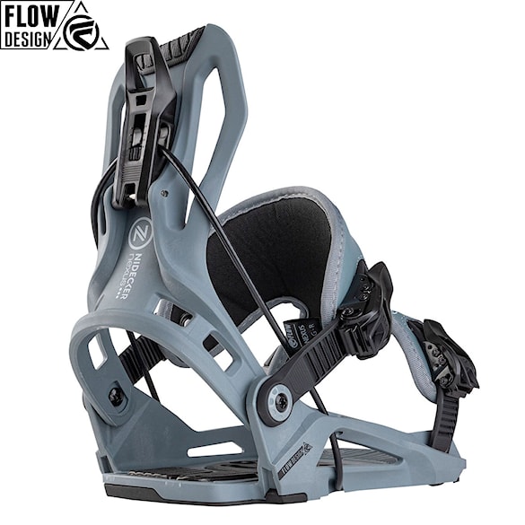Snowboard Binding Nidecker Flow Nexus steel grey 2025 - 1